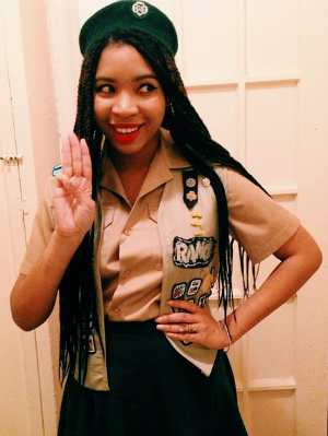 girl scout uniform costume