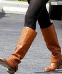 fitted riding boots