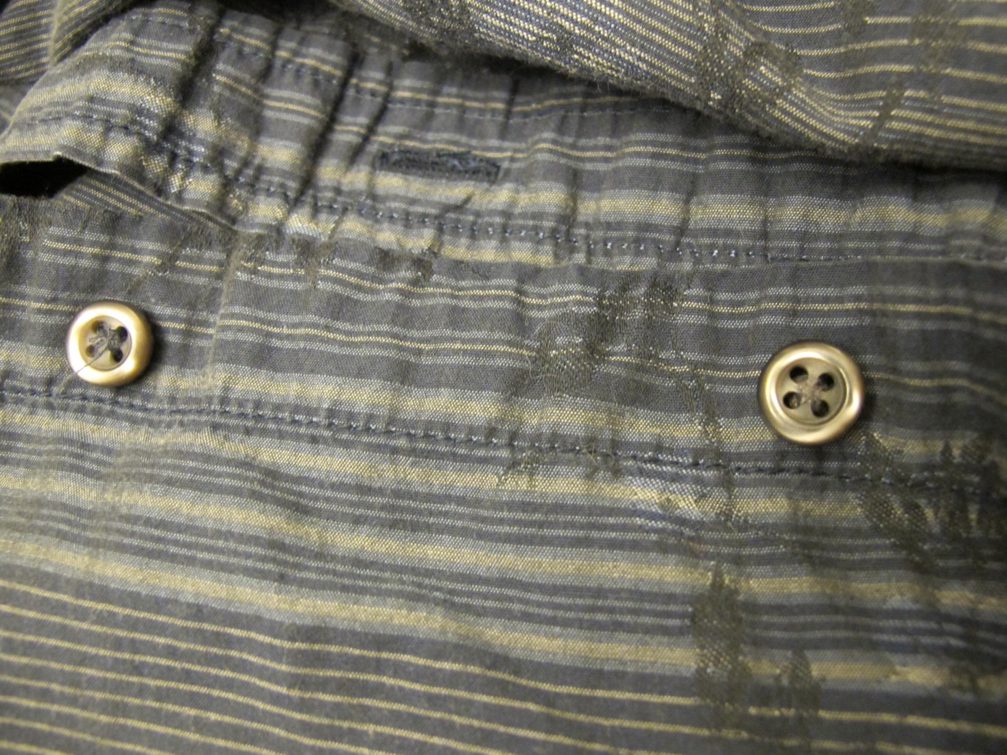 Thrift DIY: Replacing a Lost Button - Thriftshop Chic